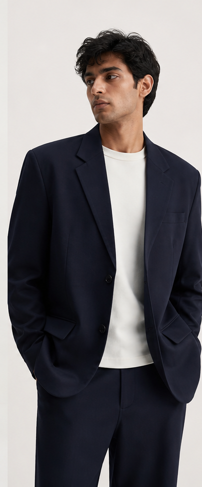 A relaxed blazer that makes jeans look intentional.